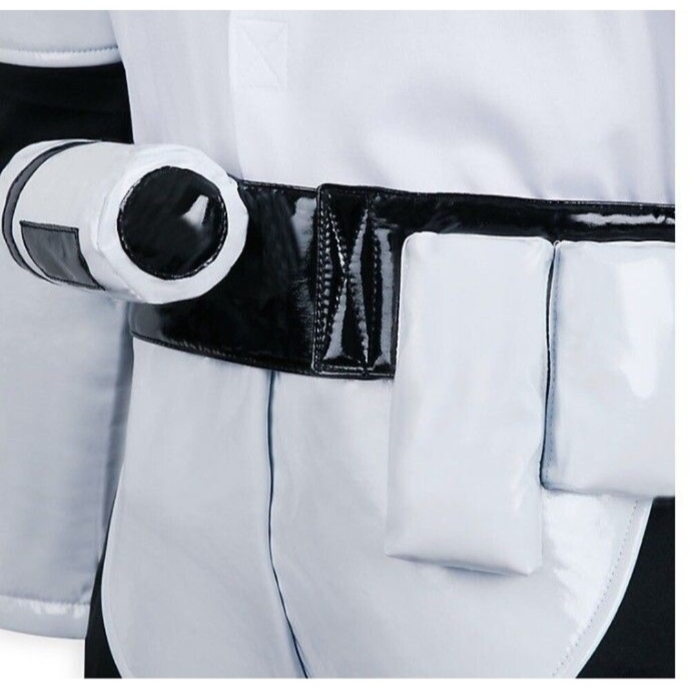 NWT Disney Store Boys Star Wars Stormtrooper Halloween Costume‎ White Helmet 7/8 - Picture 10 of 10